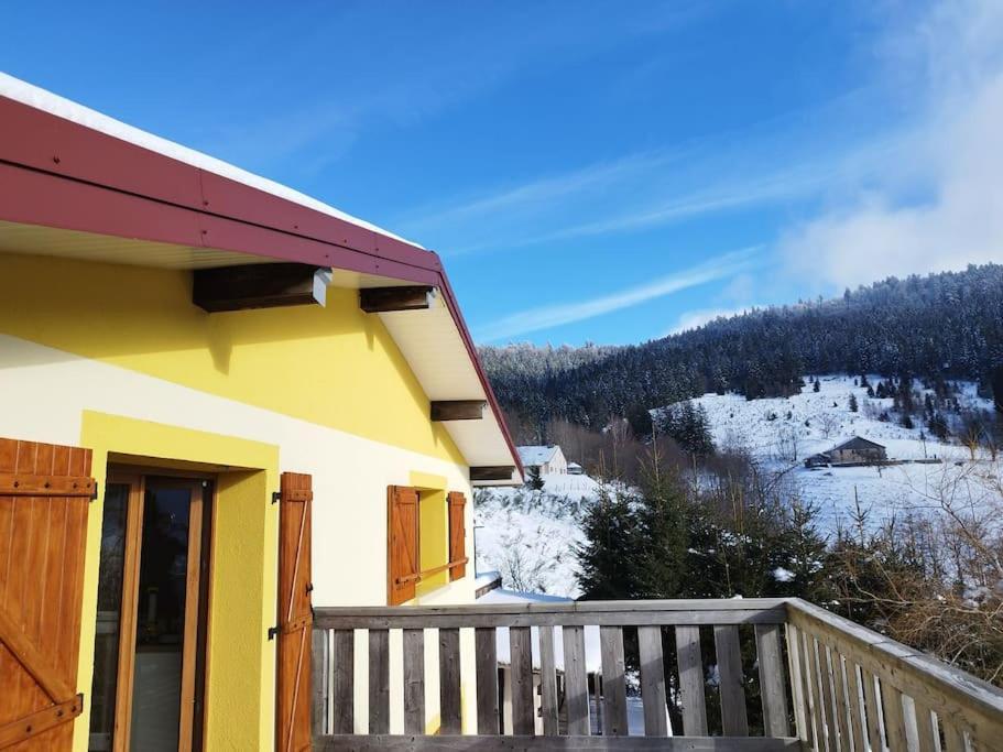 Maison De Montagne Vue Magnifique Ventron Exterior photo